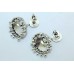 925 sterling silver Jhumki earring India Tribal Jewellery design 1.5 inch